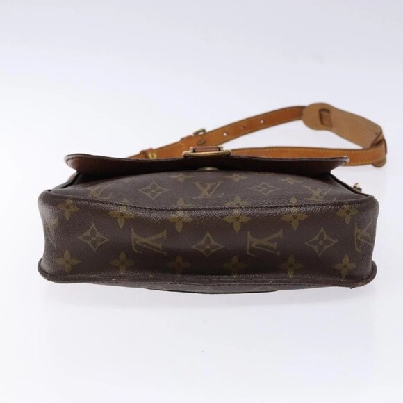 LOUIS VUITTON Monogram Saint Cloud GM Shoulder Bag M51242 LV Auth 140299 - Picture 7 of 16
